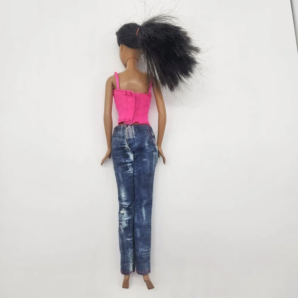 Vtg 1990 Mattel Barbie Doll African American Beautiful Clothed Collectible Toy
